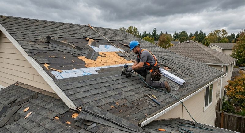 Damaged Roof Replacement in Saint Johns, FL